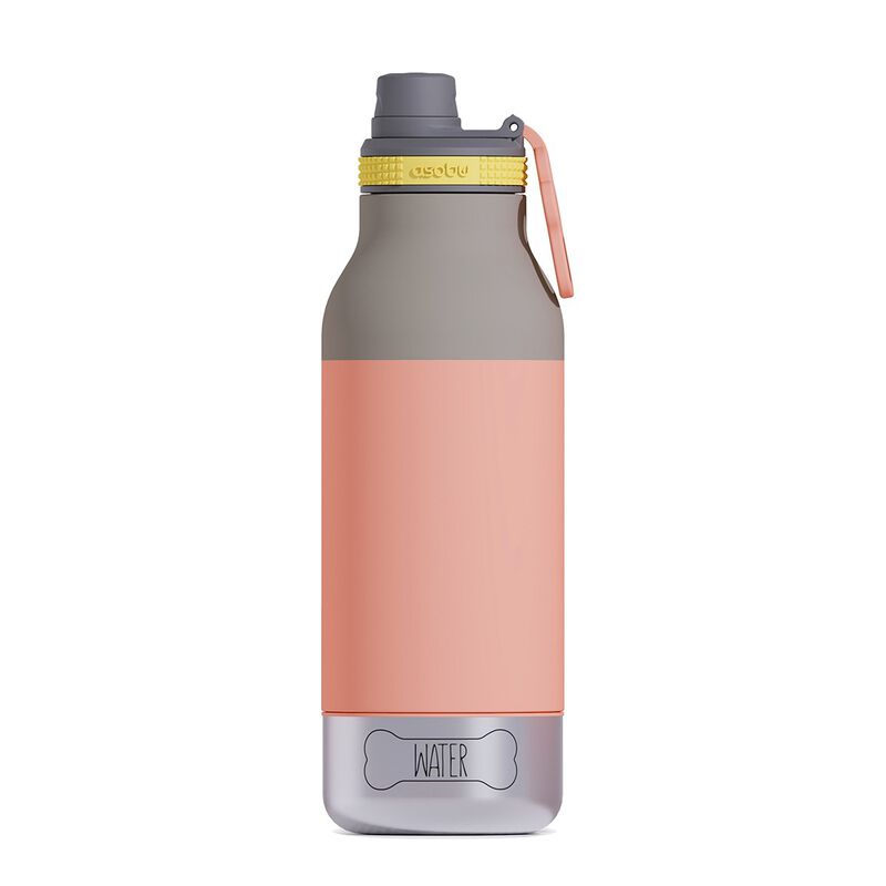 Asobu Buddy Dog Food And Water Bottle 1L Pastel Peach image number 0